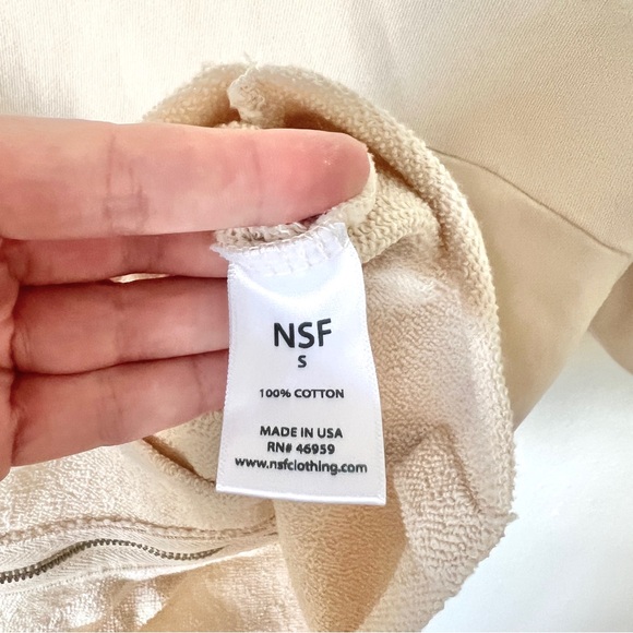 NSF Claude Corset Top in Parchment color - Picture 8 of 9